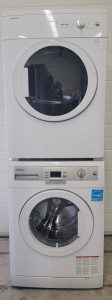 Set Blomberg Appartment Size Washing Machine WM7712NBL01 And Dryer DV17542 Repair